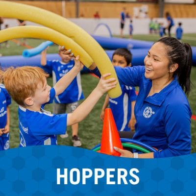 Lil' Kickers Hoppers class